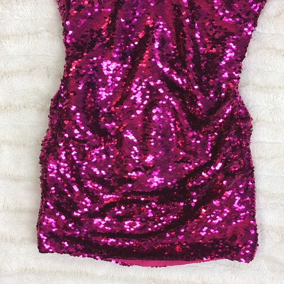 House Of CB Pink Sequin Micro-Mini Dress - Picture 5 of 14